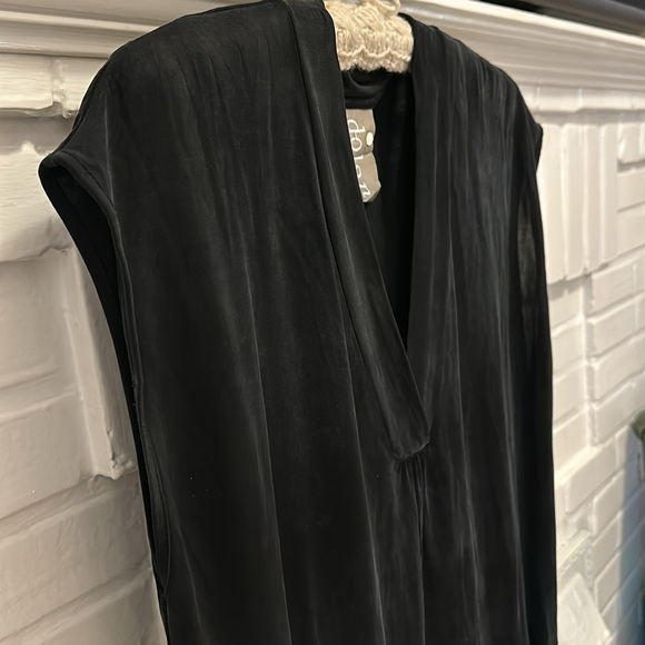 Anthropologie Deep-V Dress w/ Pockets - Picture 2 of 4